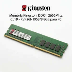 Memória RAM Ddr4 8GB Kingston